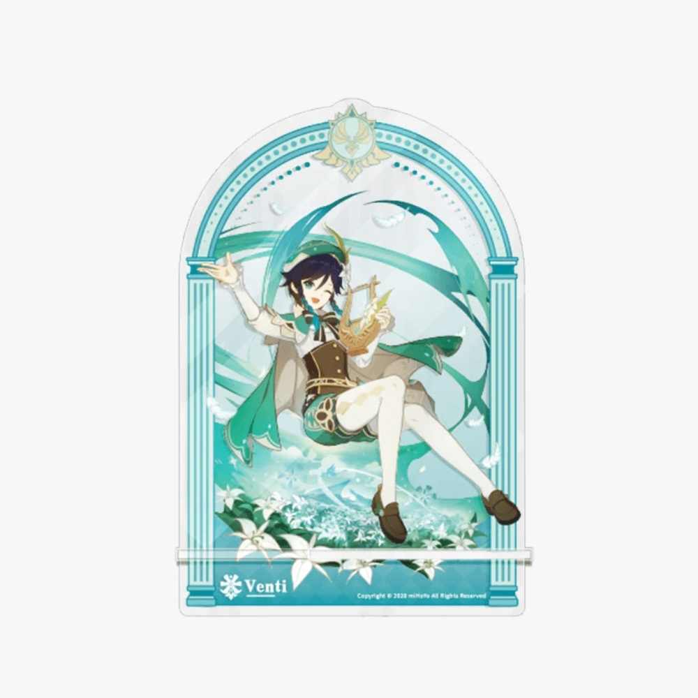 New Genshin Impact© Wish Banner Acrylic Phone Stand - Venti